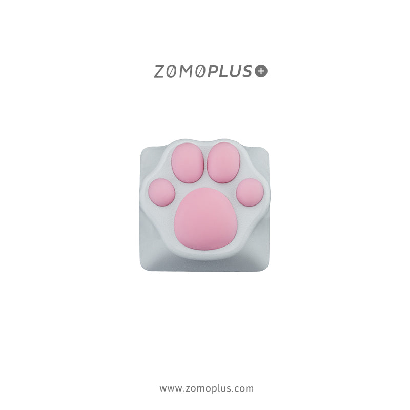 ALUMINUM & SILICONE KITTY PAW ARTISAN KEYCAP