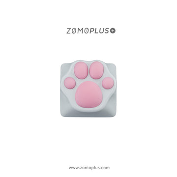 ALUMINUM & SILICONE KITTY PAW ARTISAN KEYCAP