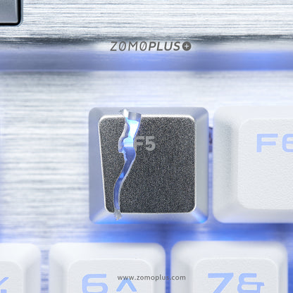 Cracked F5 Aluminum Artisan Keycap