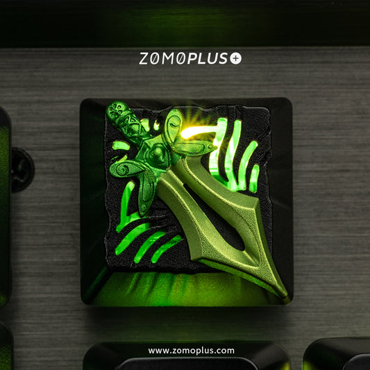 DOTA2 BUTTERFLY MAGNETIC ALUMINUM ARTISAN KEYCAP