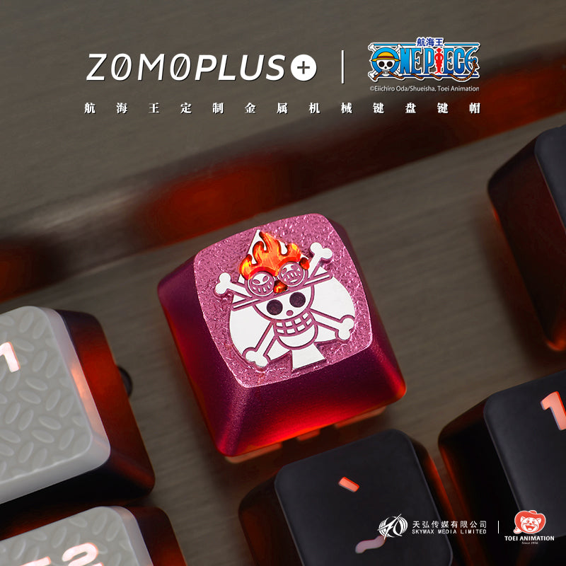 ONE PIECE ACE ALUMINUM ARTISAN KEYCAP