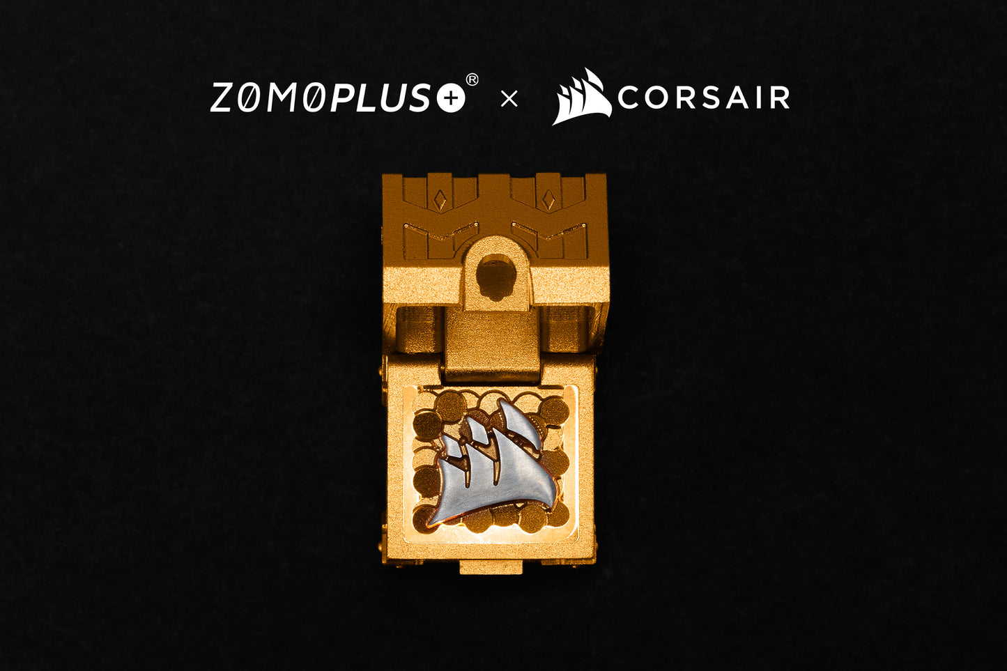 ZOMOPLUS X CORSAIR Treasure Box & Anchor Headphone Holder Artisan Keycap