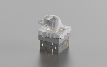 ZOMO X ANGRY MIAO The Chimney Cat Keycap