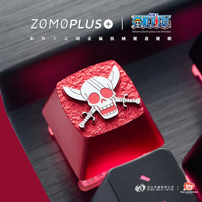ONE PIECE - RED-HAIRED SHANKS ALUMINUM ARTISAN KEYCAP