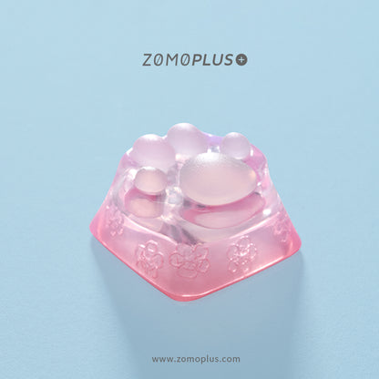 3D Printed Resin & Silicone Sakura / Tiffany Kitty Paw Keycap