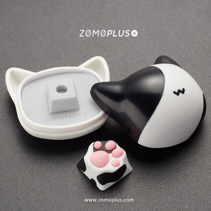 ABS & SILICONE KITTY PAW ARTISAN KEYCAP