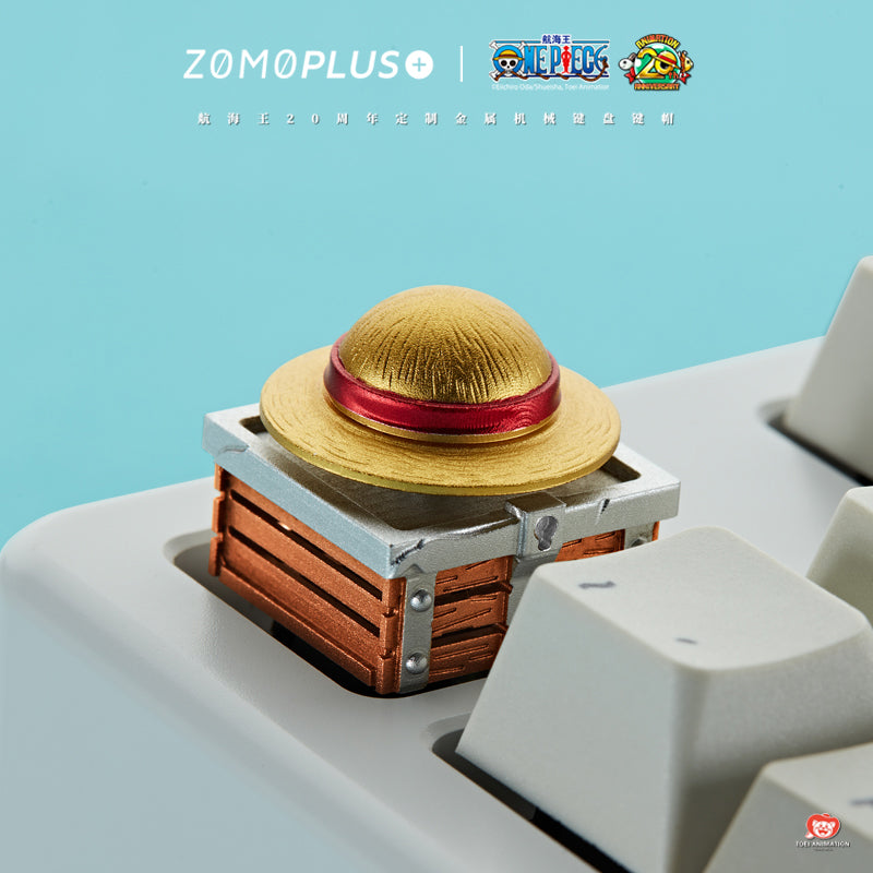 ONE PIECE LUFFY'S HAT ALUMINUM ARTISAN KEYCAP