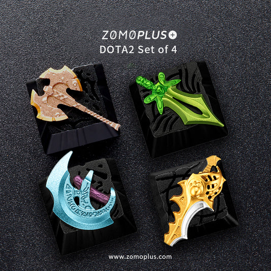 DOTA2 SERIES ALUMINUM ARTISAN KEYCAP SET OF 4