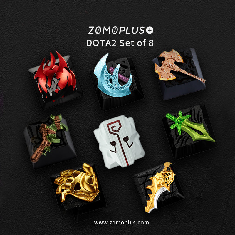 DOTA2 SERIES ALUMINUM ARTISAN KEYCAP SET OF 8