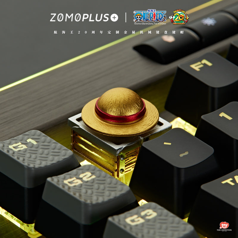 ONE PIECE LUFFY'S HAT ALUMINUM ARTISAN KEYCAP